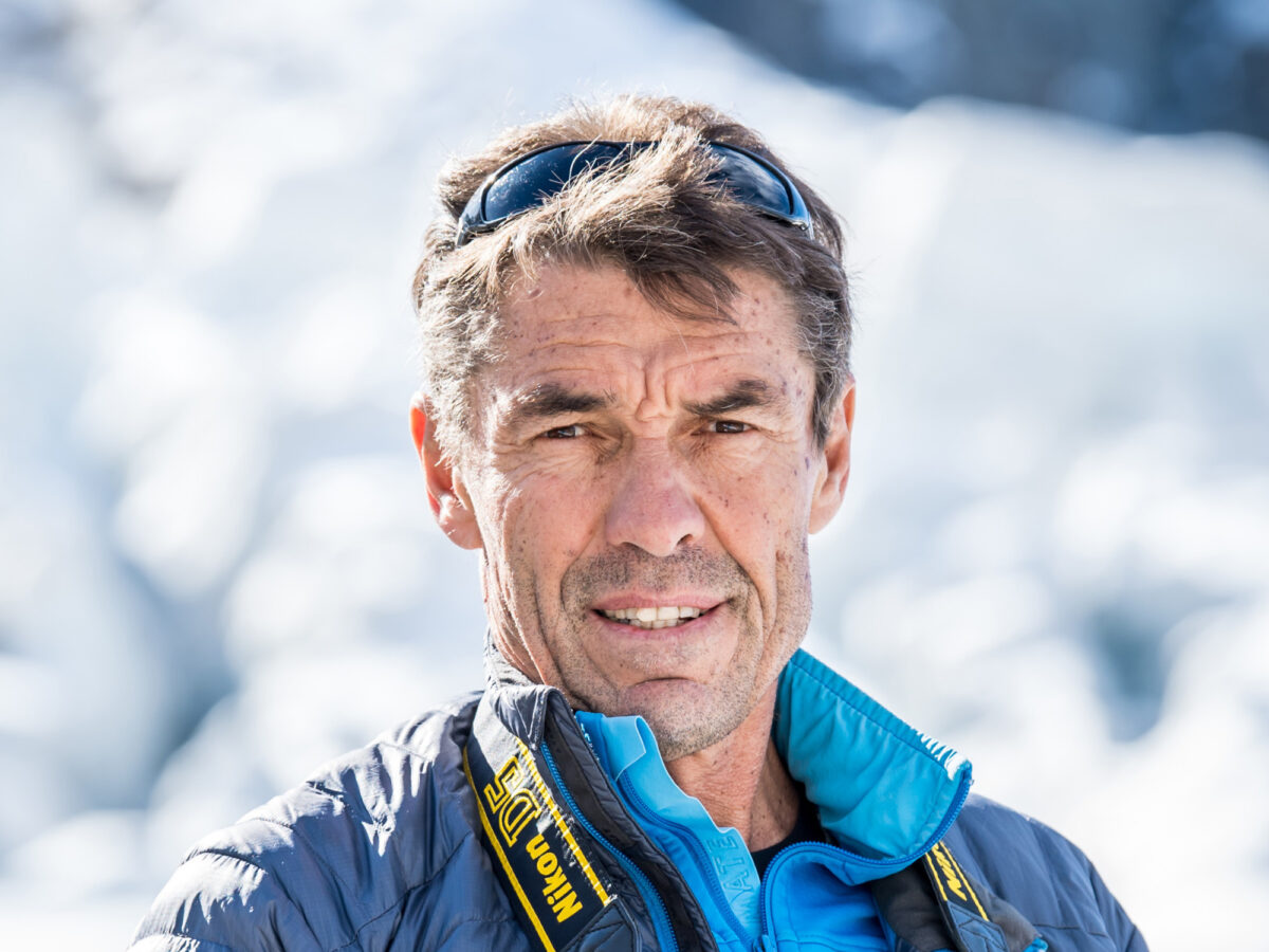 Porträt des Bergsteigers Robert Bösch