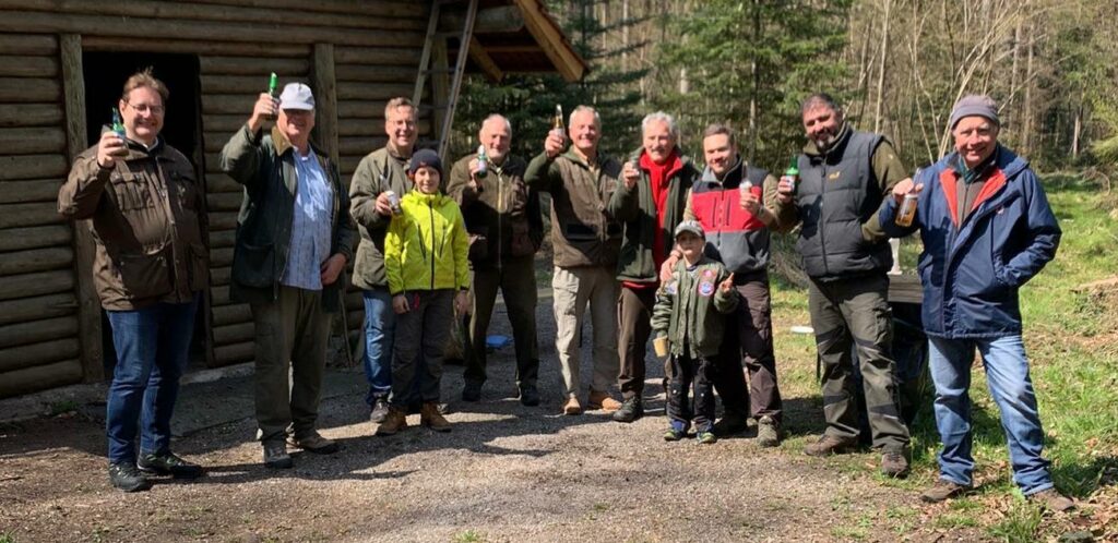 Gruppenbild mit Zolliker Jägern