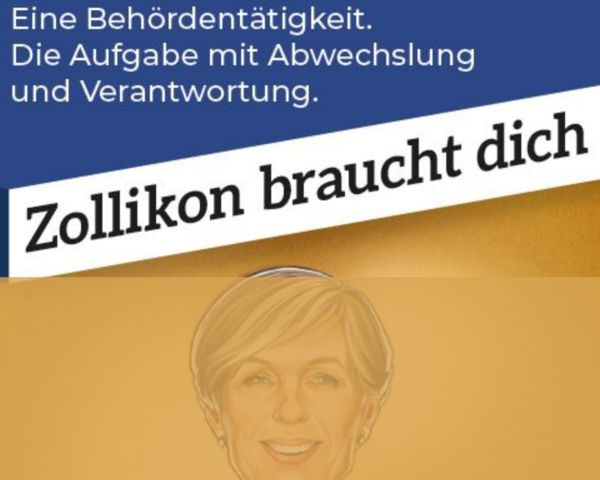 Plakat Zollikon braucht Dich