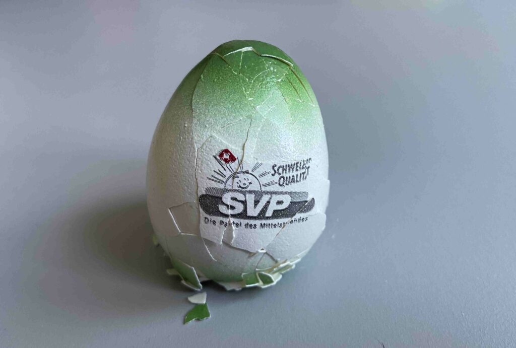 SVP-Werbe-Ei