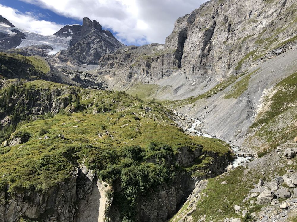 Auf dem Weg hinunter zum Obersteinberg noch ein Blick zurück