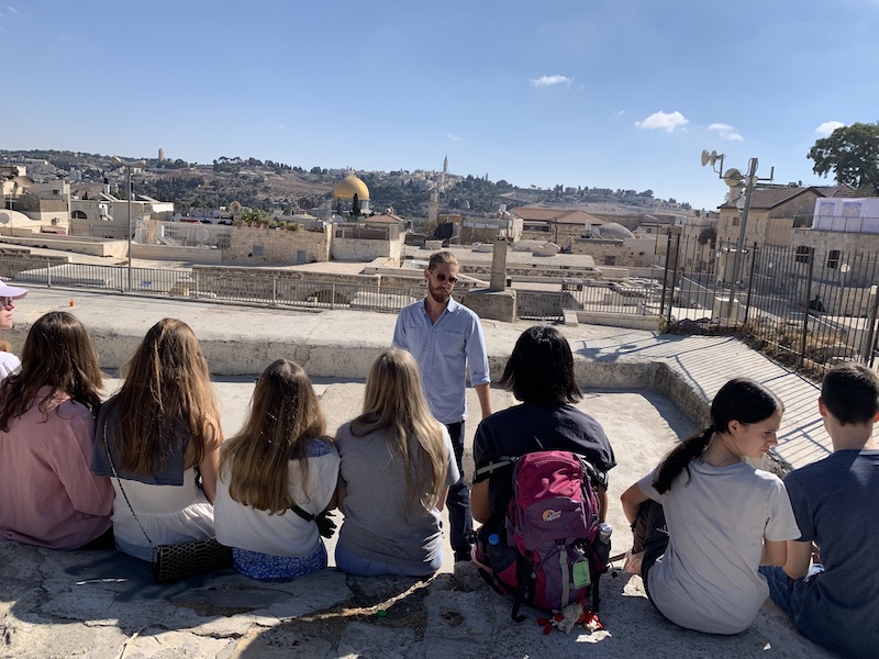 Erste Annäherung an die Altstadt von Jerusalem