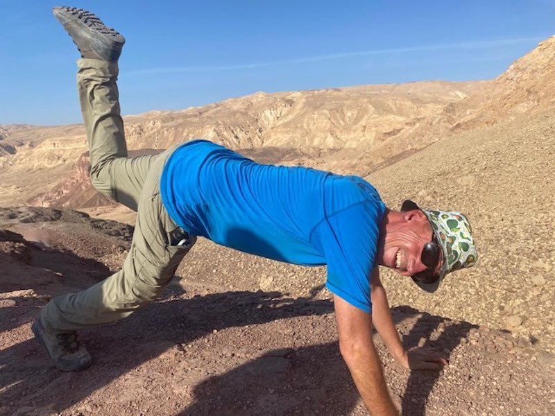 Simon Gebs beim Handstand