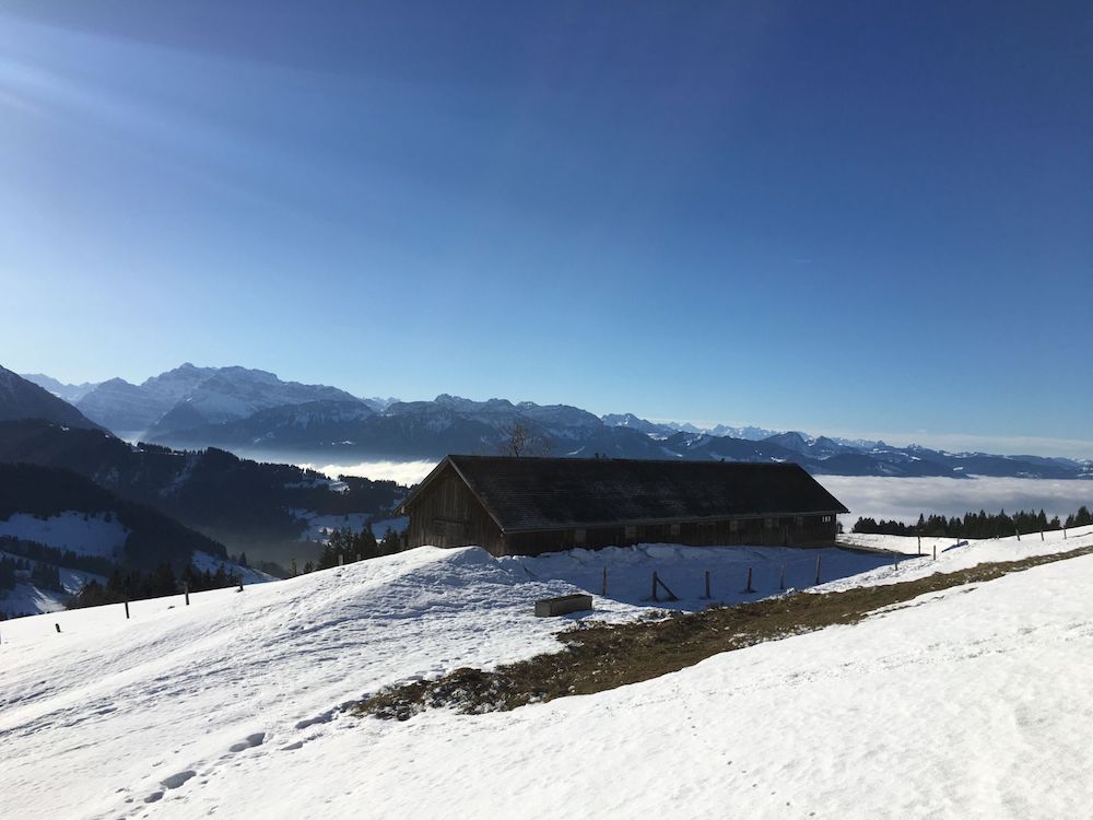 Auf dem Gratrücken – links der Glärnisch