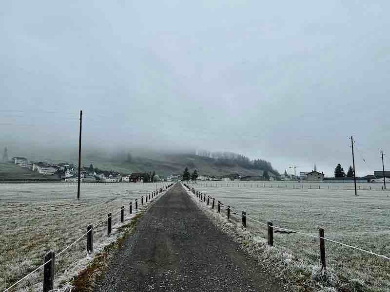 Die Zielgerade vor Rothenthurm