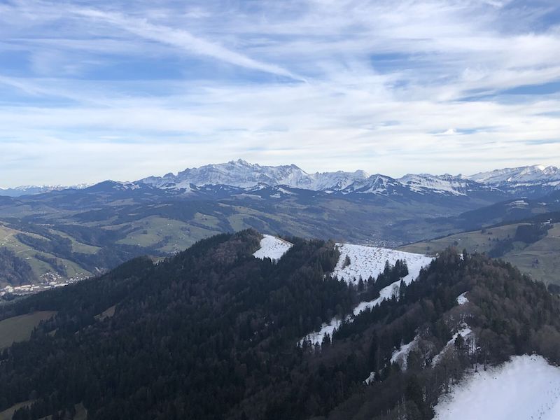 Auf dem Tweralpspitz: Säntis, Silberplatten, Stockberg, Nüenalpspitz … alles gute Bekannte