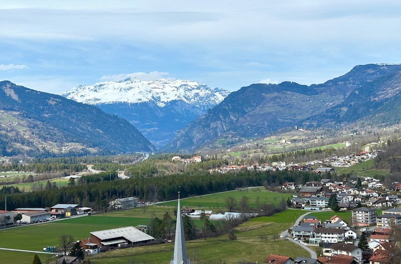 Blick zurück auf das Domleschg