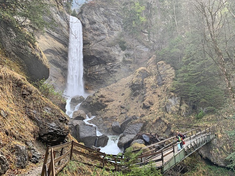 Der 46 Meter hohe Berschnerfall