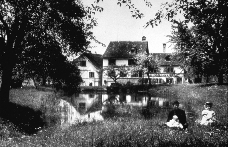 Der Mühleweiher um 1905