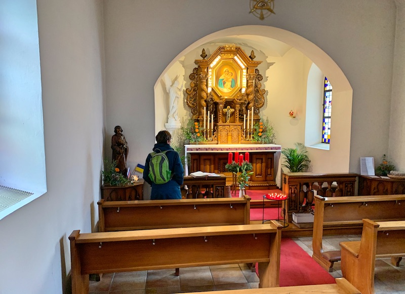 Ein kurzer Augenschein in der Kapelle