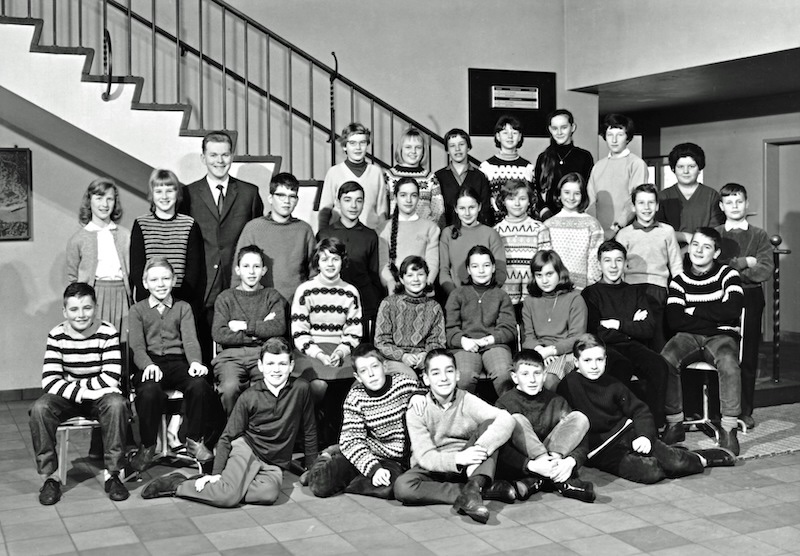 1964: Eugen Marti mit seiner Klasse*