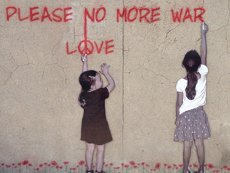 Ein frommer Wunsch: No more war (Fotos: Pixabay)