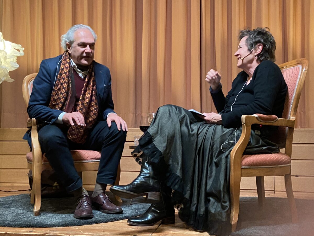Antoine F. Goetschel und Barbara Lukesch im Gespräch