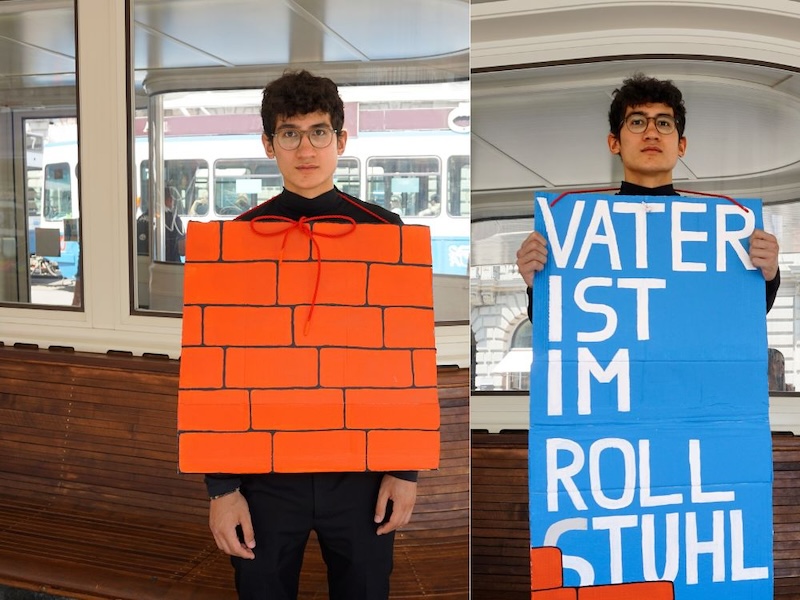 Empathie-Aktion am Paradeplatz