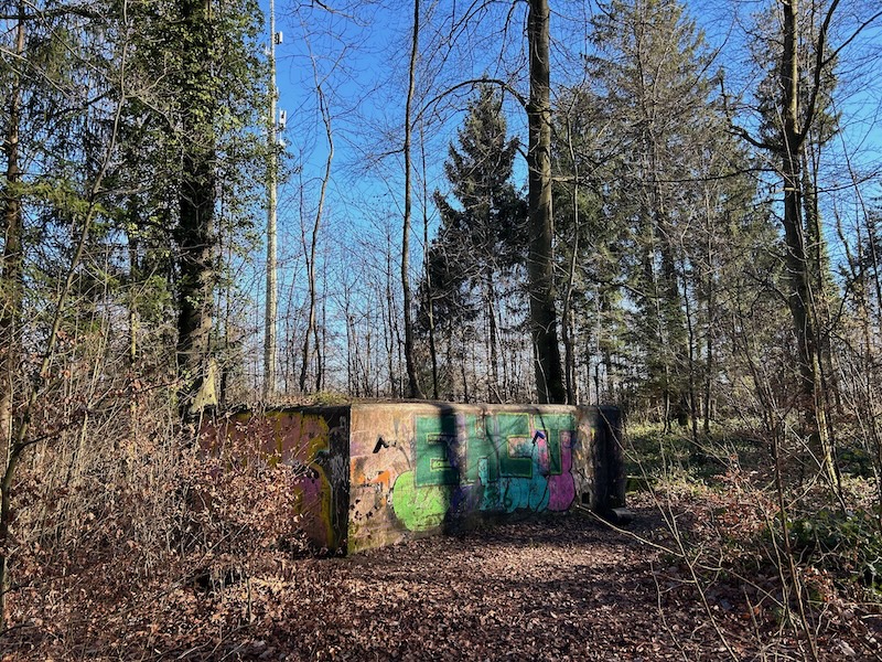 Kunst am Bau: ehemaliger Bunker