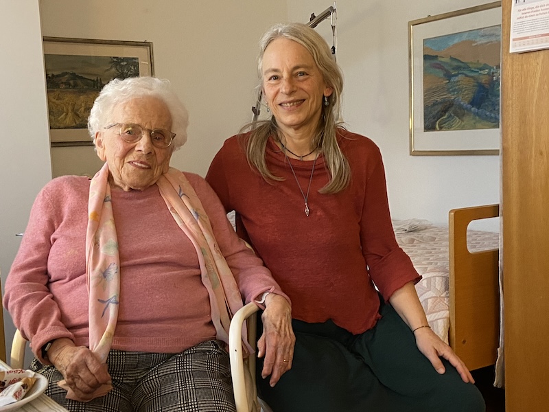 Edith Hess mit ihrer Tochter Anna Regula