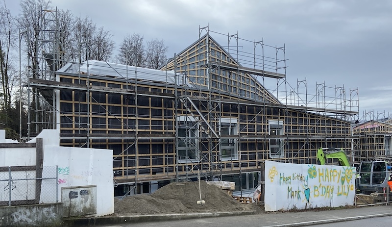 Tiny Homes im Rohbau