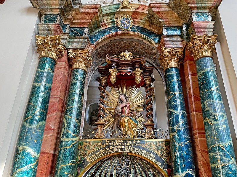 Iddas Heiligtum im Kloster Fischingen (Fotos: Thomas Widmer)