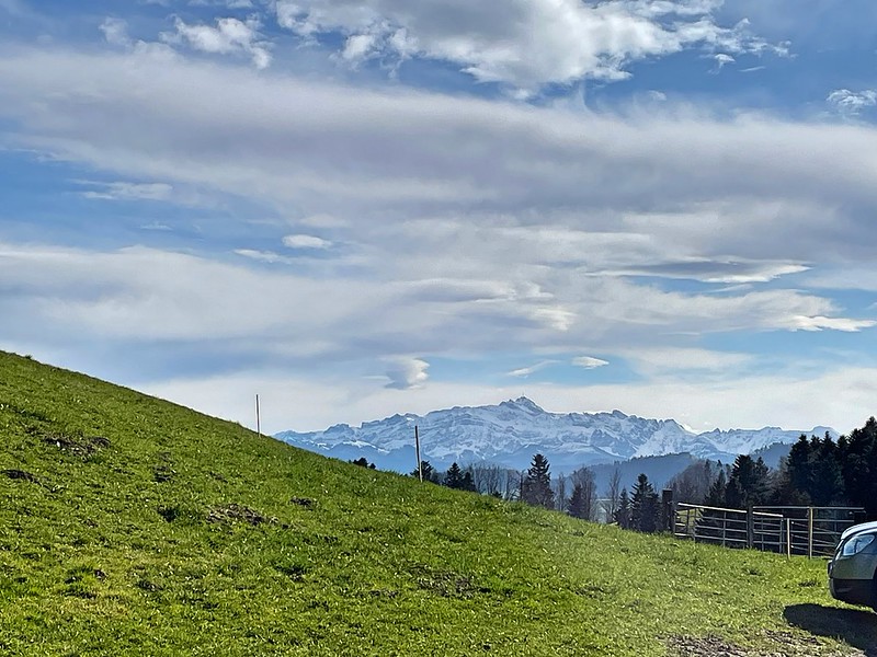 Der Säntis von Allenwinden gesehen