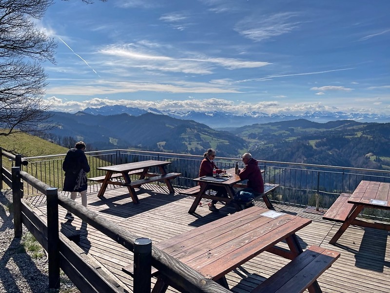 Auf dem Hörnli – gewaltige Aussicht