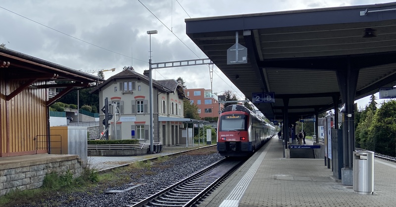 S-Bahn in Zollikon