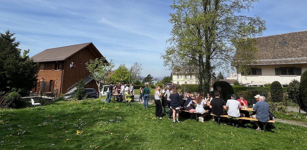 Verdientes Mittagessen bei der Chluppi