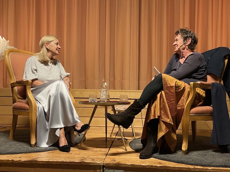 Corinne Hoss-Blatter und Barbara Lukesch (Foto/Video: ZN)