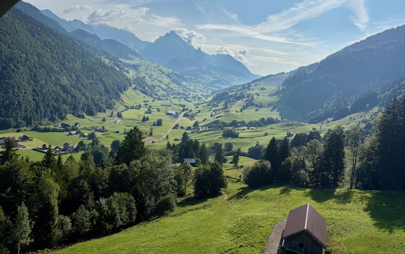 Ein weiter Blick talaufwärts