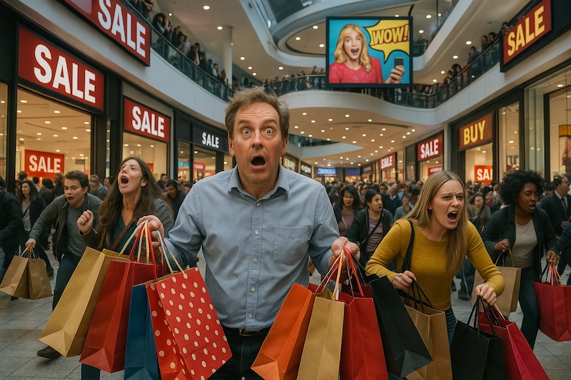 Für Geld ist (beinahe) alles zu kaufen (Illustration: KI)