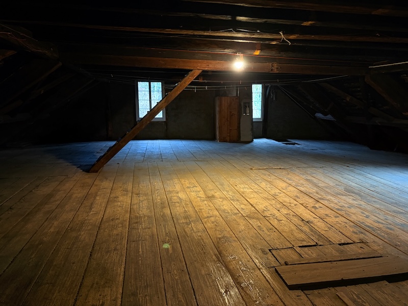 … jetzt leergeräumt und von eindrücklicher Grösse