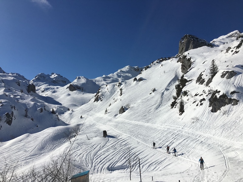 Die ersten Meter in Richtung Spilauersee