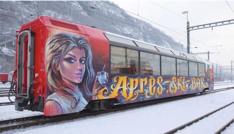 Fertiger Wagen in Andermatt