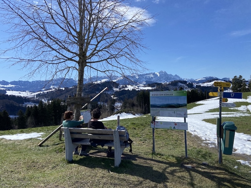 …und der majestätische Säntis