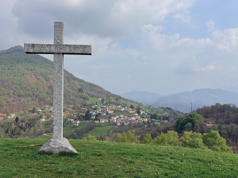 Blick auf Arosio