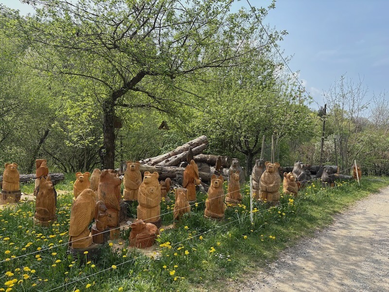 Hölzerner Zoo