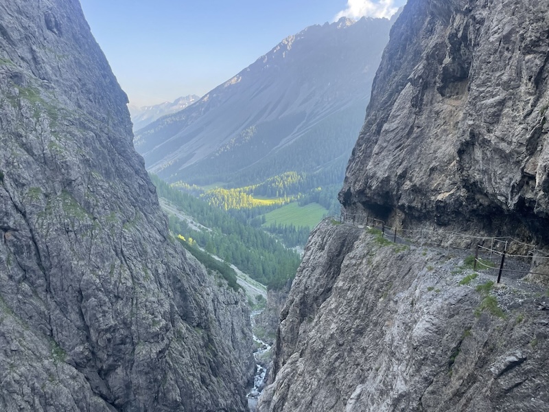 …belohnt aber auch mit einem fantastischen Ausblick…
